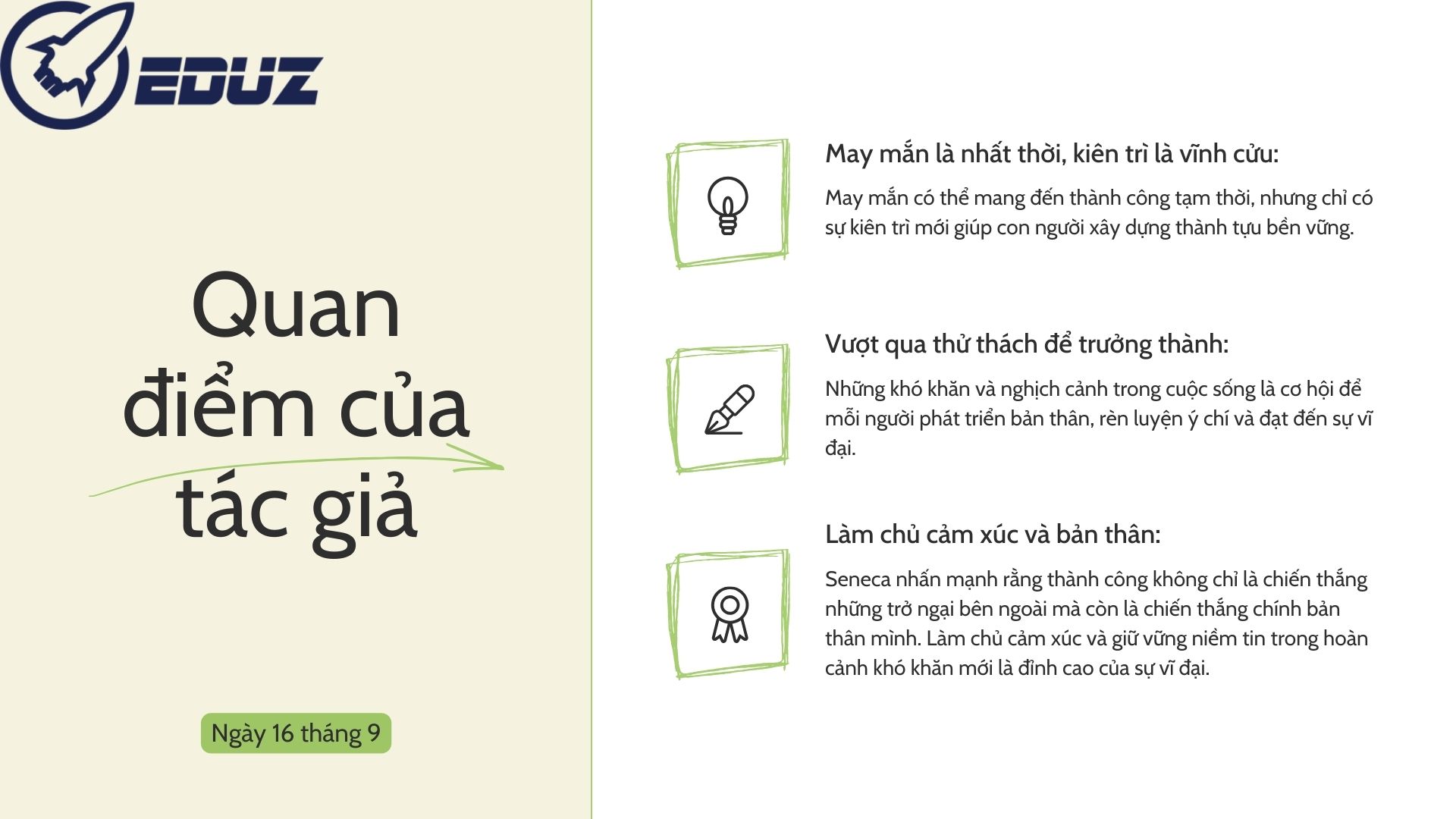 2. Quan điểm của tác giả