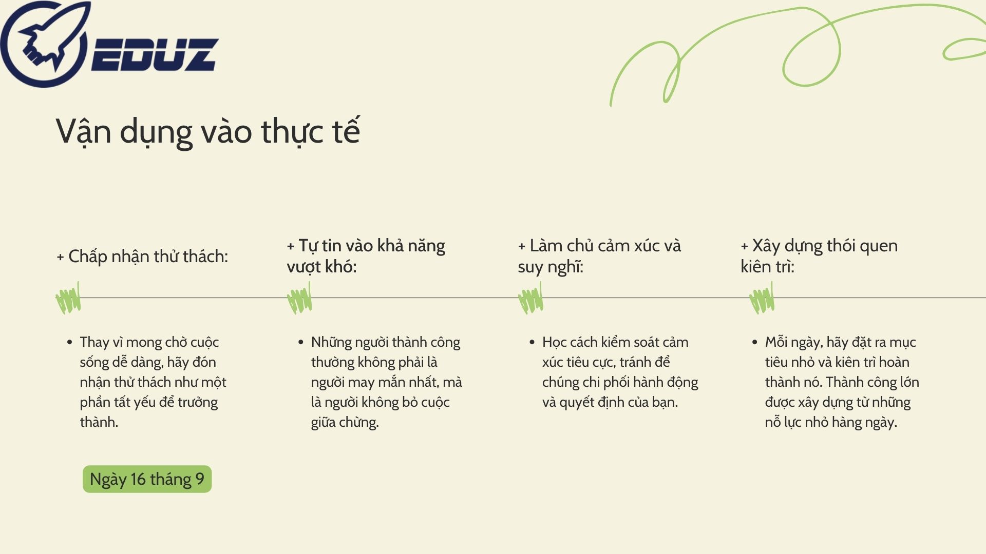 4. Vận dụng vào thực tế