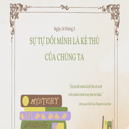 Ngày 14 Tháng 3 : Sự Tự Dối Mình Là Kẻ Thù Của Chúng Ta