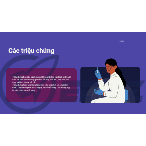 2.	Các triệu chứng.
