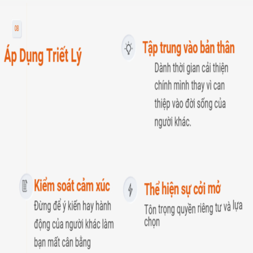 3. Làm Thế Nào Để Áp Dụng Triết Lý Này?