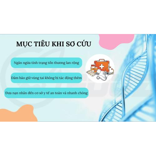 3. Mục tiêu khi sơ cứu