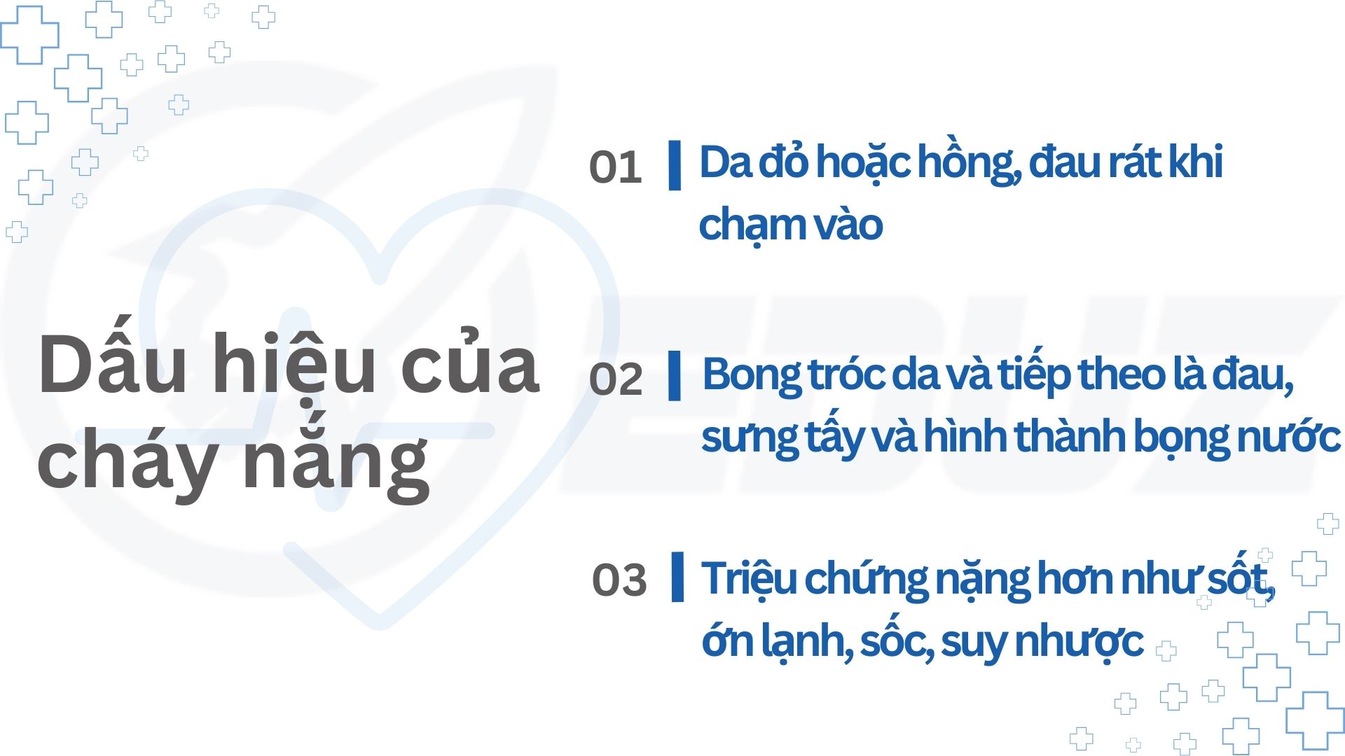 2. Dấu hiệu cháy nắng