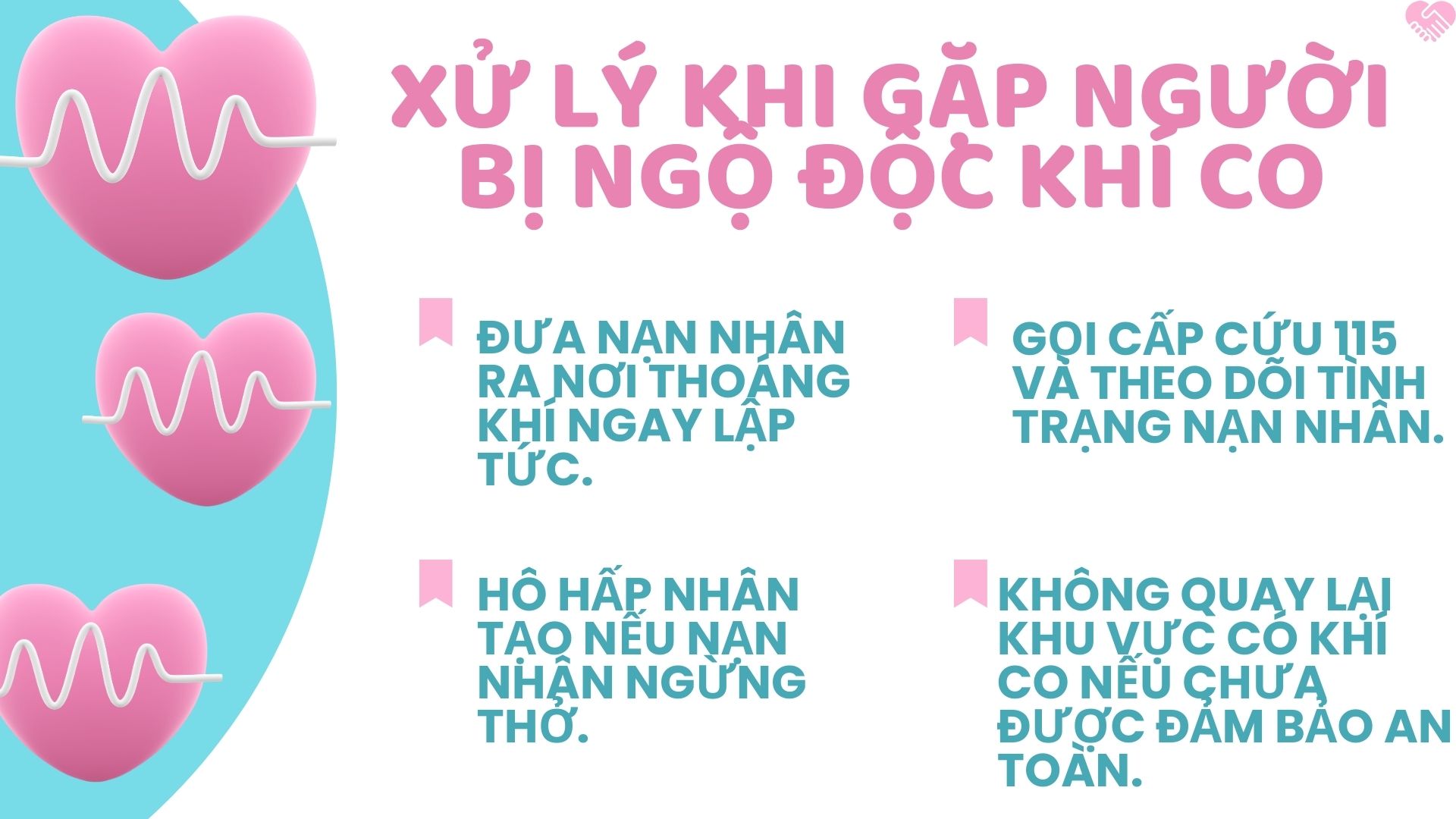 5. Xử lý khi gặp người ngộ độc khí CO