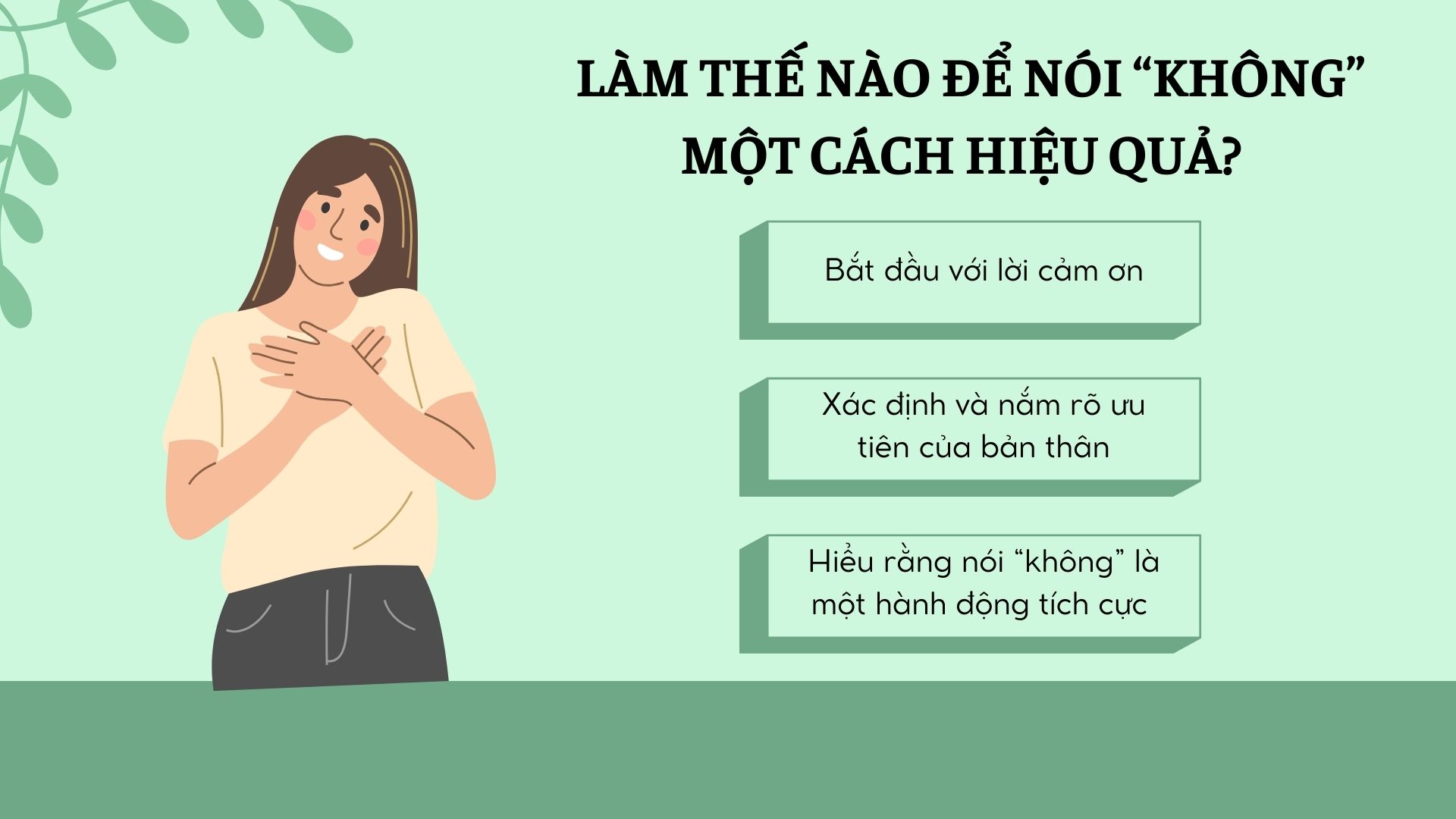 2. Làm Thế Nào Để Nói “Không” Một Cách Hiệu Quả?