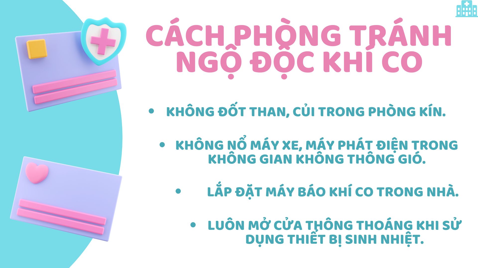 4. Cách phòng tránh ngộ độc khí CO