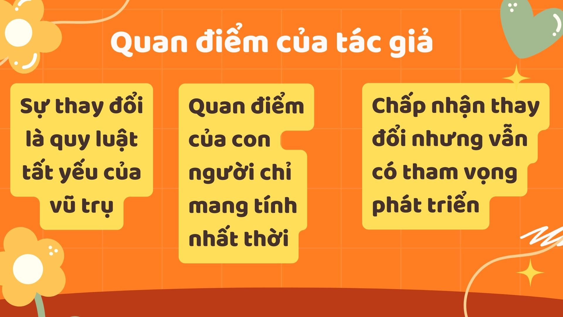 2. Quan điểm của tác giả