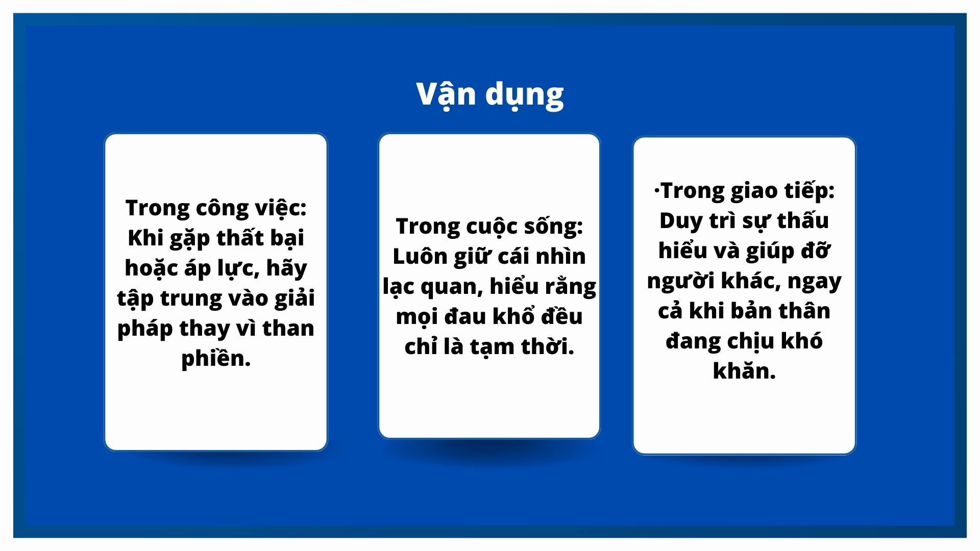 5/ Vận dụng