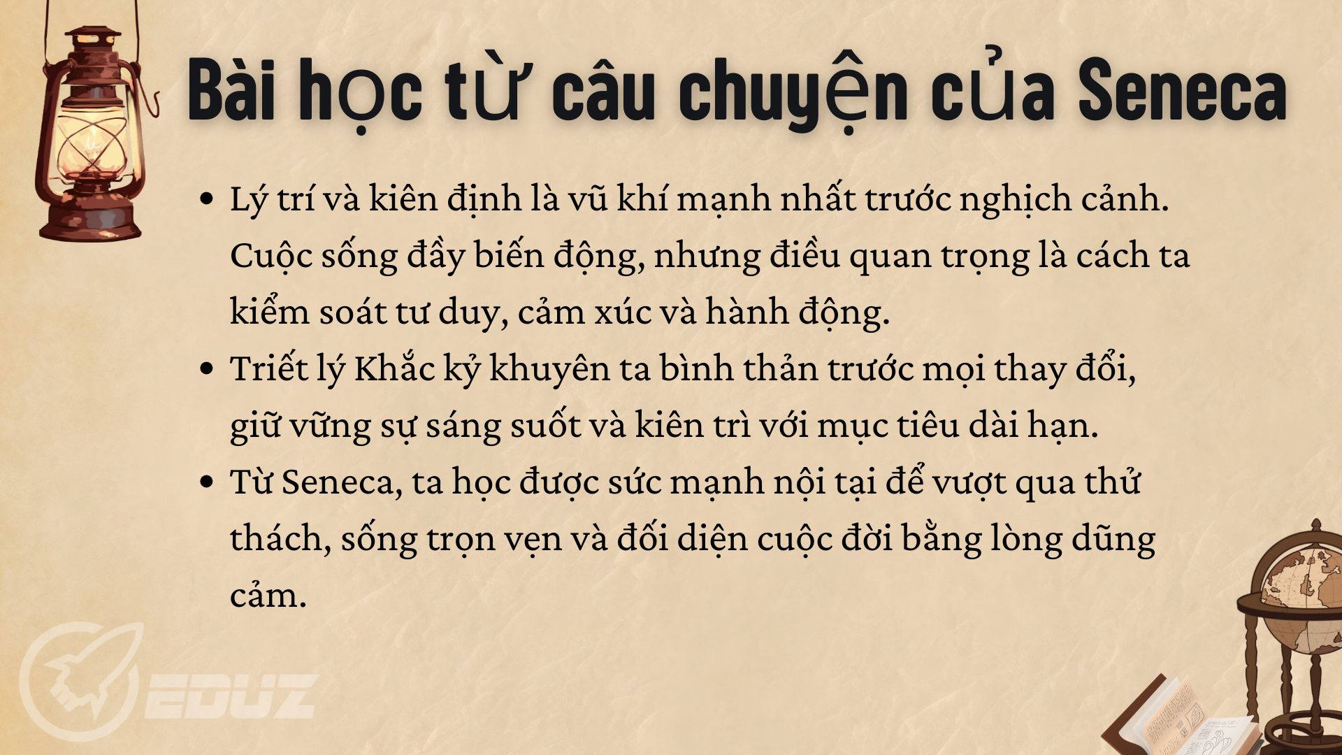4. Bài học từ câu chuyện của Seneca