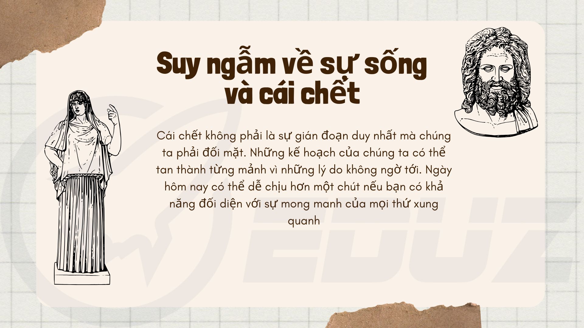 1. Suy ngẫm về sự sống và cái chết