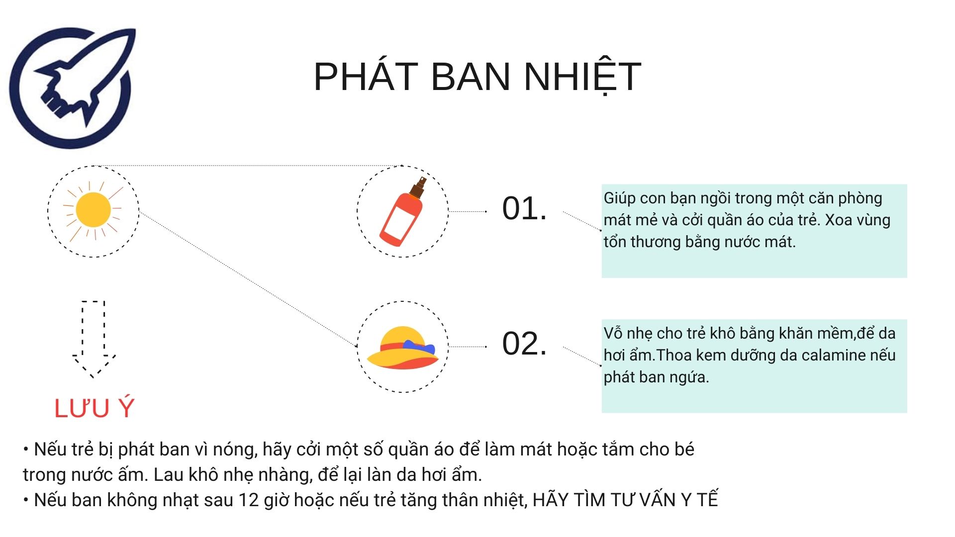 Sơ cứu phát ban nhiệt