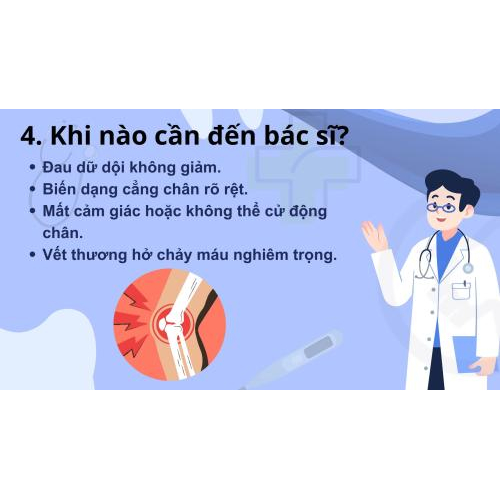 4. Khi nào cần đến bác sĩ?