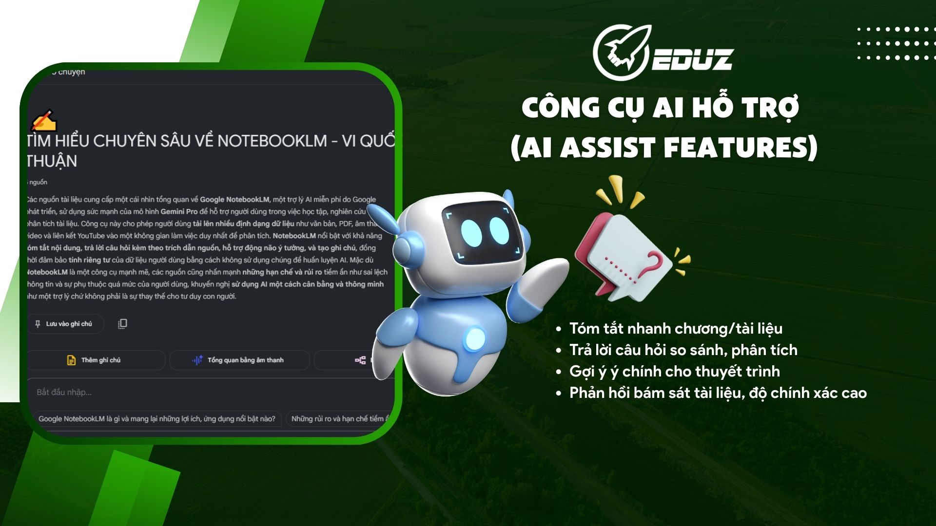 4. Công cụ AI hỗ trợ (AI Assist Features)