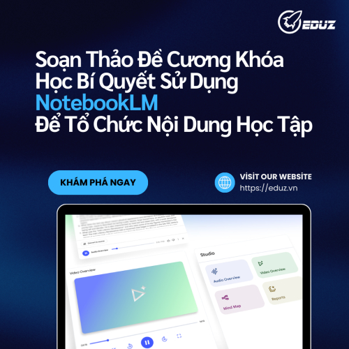 Soạn Thảo Đề Cương Khóa Học Bí Quyết Sử Dụng NotebookLM  Để Tổ Chức Nội Dung Học Tập