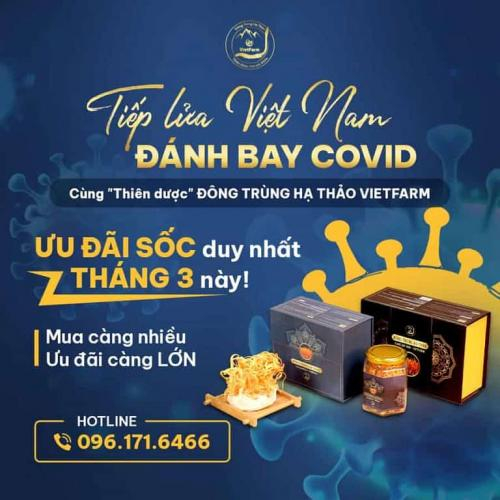 Tiếp Lửa Việt Nam – Đánh Bay Covid Từ Đông Trùng Hạ Thảo Vietfarm
