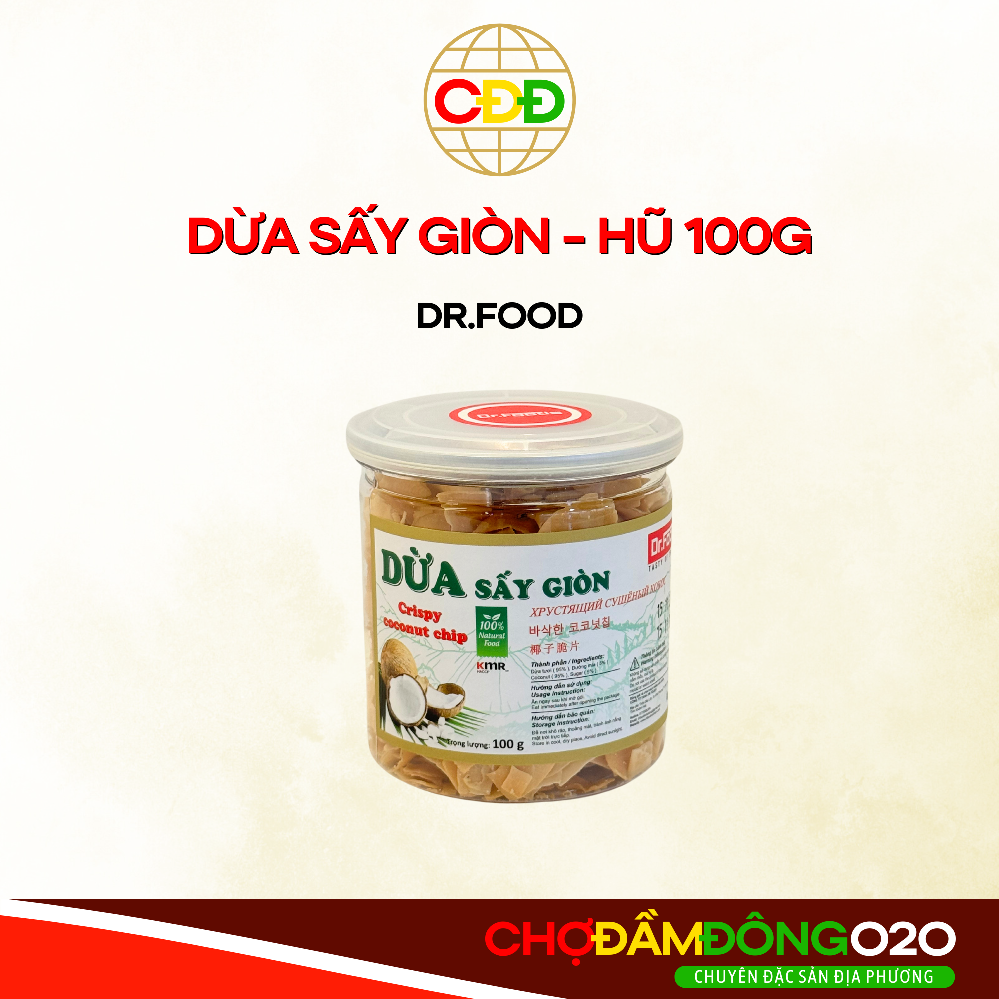 Hồ Sơ Công Bố Sản Phẩm Dừa Sấy Giòn Dr.Foods